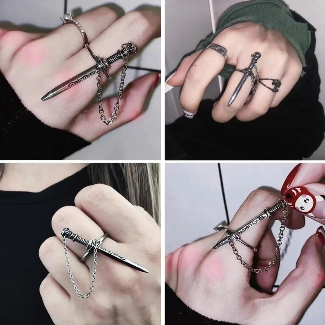 Dark Crossing Sword Ring
