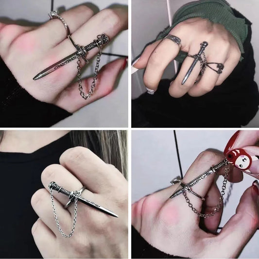 Dark Crossing Sword Ring